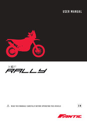 Fantic XEF RALLY 2023 User Manual