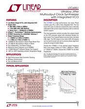 Linear Technology LTC6951 Manual