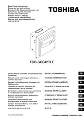 Toshiba TCB-SC642TLE Installation Manual