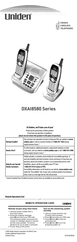 Uniden DXAI8580 Series Instruction Manual