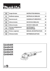 Makita GA4540R Instruction Manual