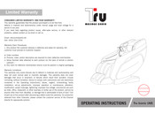 Tru Iconic A8 Operating Instructions Manual