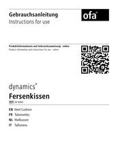 OFA dynamics Fersenkissen 44 6000 Instructions For Use Manual