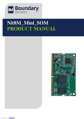 Boundary Devices Nit8M Mini SOM Product Manual