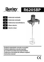Burley R6205BP Instruction Manual