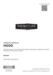 Signature SKSCH3001S Owner's Manual