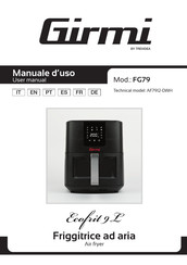 TREVIDEA Girmi Ecofrit 9L User Manual