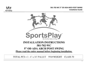 SportsPlay 581-702-WC Installation Instructions Manual