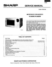Sharp R-590BK Service Manual