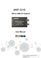 RGBlink MSP 231S User Manual
