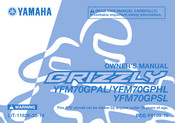 Yamaha GRIZZLY YFM70GPAL Owner's Manual