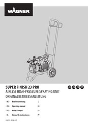 WAGNER SUPER FINISH 23 PRO Operating Manual