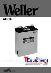 Cooper Tools Weller WFE2S Operating Instructions Manual