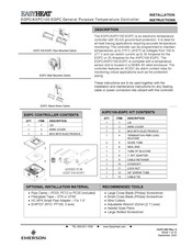 Emerson EASYHEAT AXPC100-EGPC Installation Instructions Manual