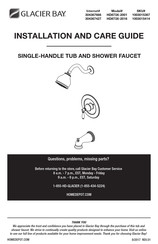 Glacier bay HD873X-2001 Installation And Care Manual