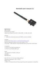 Holybro RemoteID C3 User Manual