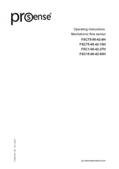 Prosense FSC1-00-42-27H Operating Instructions Manual