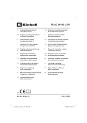 EINHELL TE-AC 36/150 Li OF Original Operating Instructions