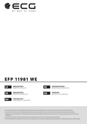 ECG EFP 11981 WE Instruction Manual