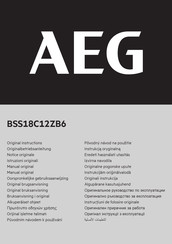 AEG BSS18C12ZB6-0 Original Instructions Manual