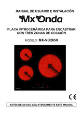 Mx Onda MX-VC2650 User And Installation Manual