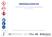 Metasys GREEN&CLEAN M2 Instructions For Use Manual