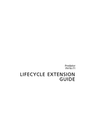 Predator PH16-71 Lifecycle Extension Manual