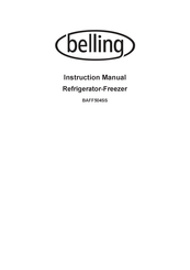 Belling BAFF504SS Instruction Manual