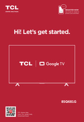 TCL 85Q681G Get Started