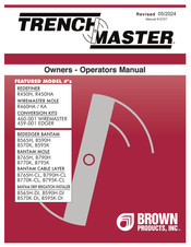 Brown Products Trench Master B565H Owner's/Operator's Manual