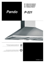 Pando P-221 Installation Manual