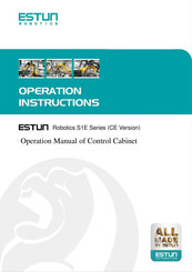 Estun E-S1ECE-A01 Operation Instructions Manual