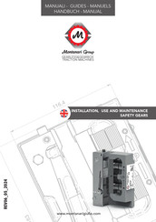 Montanari Group PD50/B Instructions For Installation, Use And Maintenance Manual