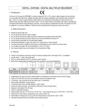AV Tech DVR16M Manual