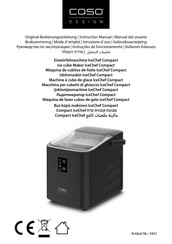 CASO DESIGN IceChef Compact Instruction Manual