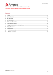 Halma Ampac EvacUElite Operator's Manual