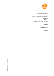 IFM AL1353 Operating Instructions Manual