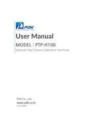 PDK PTP-H100 User Manual