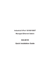 Planet IGS-801M Quick Installation Manual