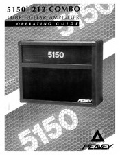 Peavey 5150 212 Combo Operating Manual