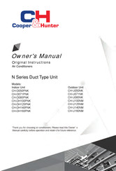 Cooper & Hunter CH-DH100PNK Owner's Manual