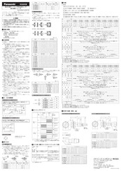 Panasonic GX-300 Series Instruction Manual