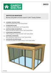 GARDY SHELTER 28022 Assembly Instructions Manual