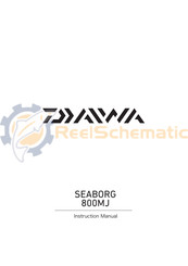Daiwa SEABORG 800MJ Instruction Manual