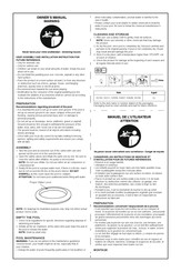 Bestway 52638 Owner's Manual