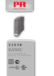 PR electronics 5203B Manual