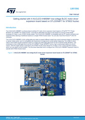 ST X-NUCLEO-IHM08M1 User Manual