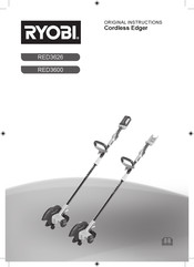 Ryobi RED3600 Original Instructions Manual