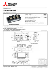 Mitsubishi Electric CM150DY-24T Manual