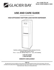 Glacier bay VWD1066BLS-1HDC Use And Care Manual